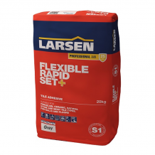 Larsens Pro Flexible Rapid Set+ GREY 20kg Single Bag Shop Only